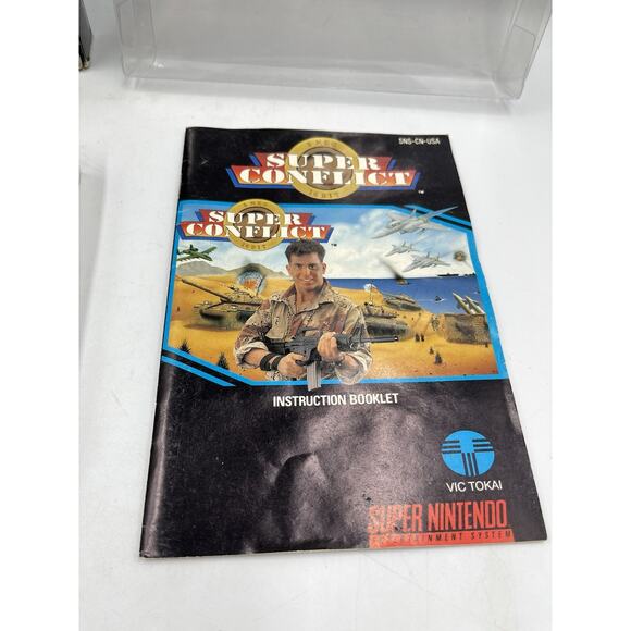 Super Conflict Complete In Box with Manual Super Nintendo - Picture 4 of 16